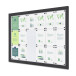 Outdoor Vergrendelbaar Notitiebord Slim 18 x A4 Anthracite