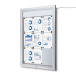 Vergrendelbaar Notitiebord Outdoor Verlicht Logo 9x A4