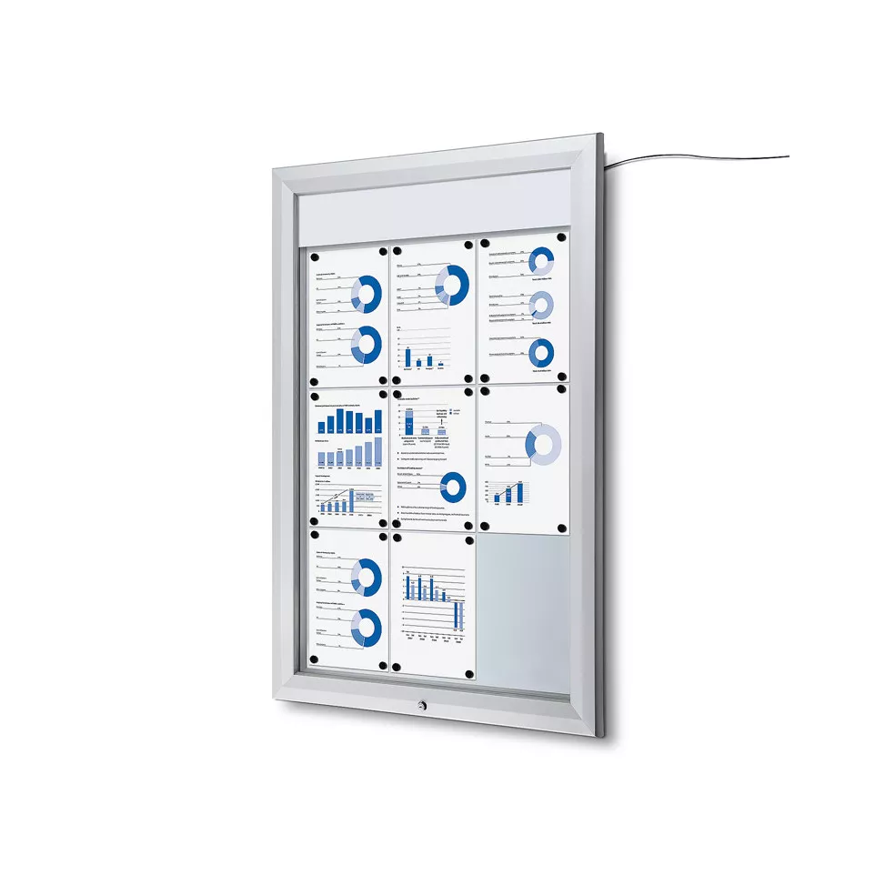 Outdoor Lockable Showcase Illuminated...