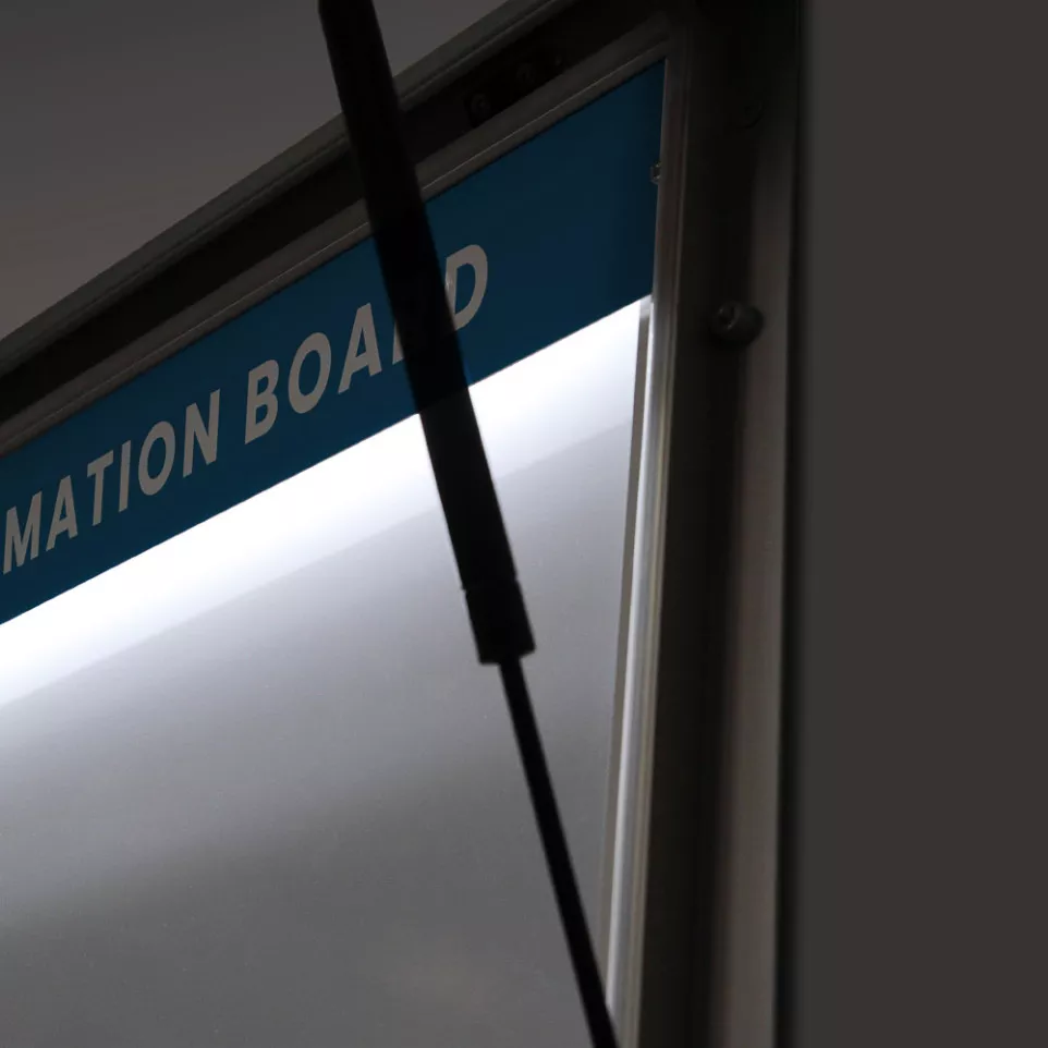 Outdoor Lockable Showcase Illuminated...