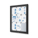Vergrendelbaar Notitiebord Outdoor 9x A4 RAL 9005