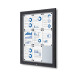 Vergrendelbaar Notitiebord Outdoor 9x A4 RAL 7016