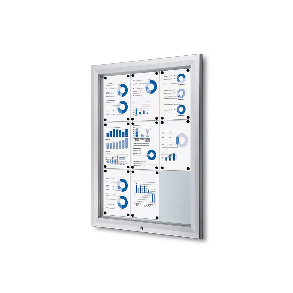 Outdoor Lockable Showcase 9x A4