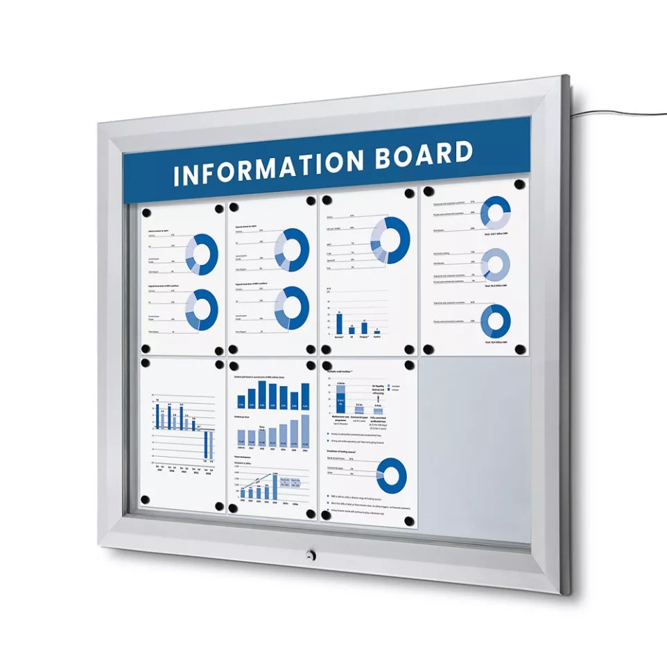 Vergrendelbaar Notitiebord Outdoor...