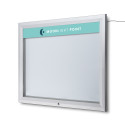 Outdoor Lockable Showcase Illuminated Logo 8x A4