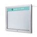 Vergrendelbaar Notitiebord Outdoor Verlicht Logo 8x A4