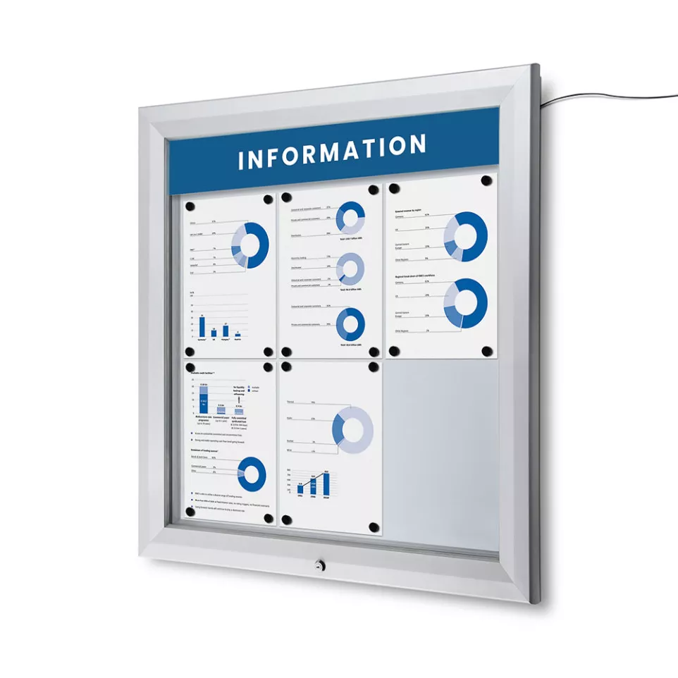 Vergrendelbaar Notitiebord Outdoor...