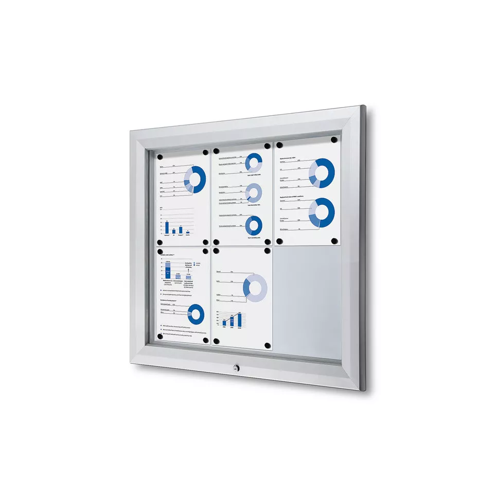 Outdoor Lockable Showcase 6x A4