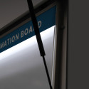 Outdoor Lockable Showcase Illuminated Logo 4x A4