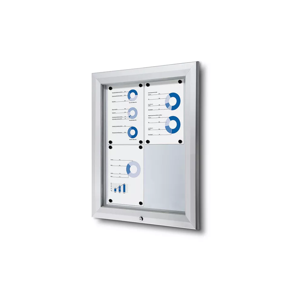 Outdoor Lockable Showcase 4x A4