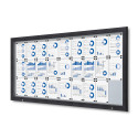 Vergrendelbaar Notitiebord Outdoor Met Gasveer 27x A4 RAL 7016
