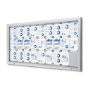 Outdoor Lockable Showcase With Gas Spring 27x A4