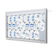 Outdoor Lockable Showcase Illuminated Logo With Gas Spring 24x A4