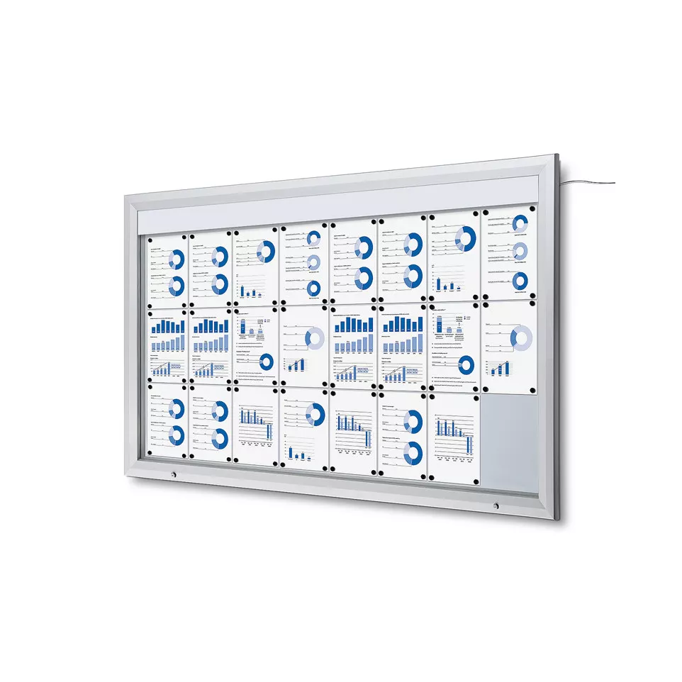 Outdoor Lockable Showcase Illuminated...