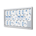 Outdoor Lockable Showcase With Gas Spring 24x A4