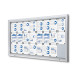 Outdoor Lockable Showcase With Gas Spring 24x A4