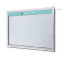 Outdoor Lockable Showcase Illuminated Logo With Gas Spring 21x A4