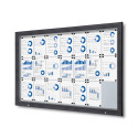 Vergrendelbaar Notitiebord Outdoor Met Gasveer 21x A4 RAL 7016