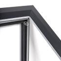 Vitrine Extérieure Verrouillable Avec Vérin à Gaz 21 x A4 Anthracite