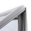 Outdoor Lockable Showcase With Gas Spring 21x A4