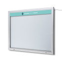 Vergrendelbaar Notitiebord Outdoor Verlicht Logo Met Gasveer 18x A4