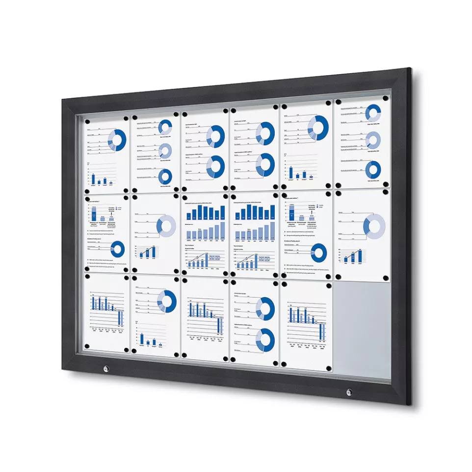 Outdoor Lockable Showcase With Gas...