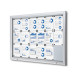Vergrendelbaar Notitiebord Outdoor Met Gasveer 18x A4