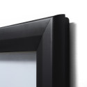Vitrine Extérieure Verrouillable Avec Vérin à Gaz 15 x A4 Noir