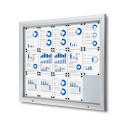 Outdoor Lockable Showcase With Gas Spring 15x A4