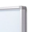 Indoor Lockable Showcase With Sliding Doors Slim With Safety Corners 24 x A4
