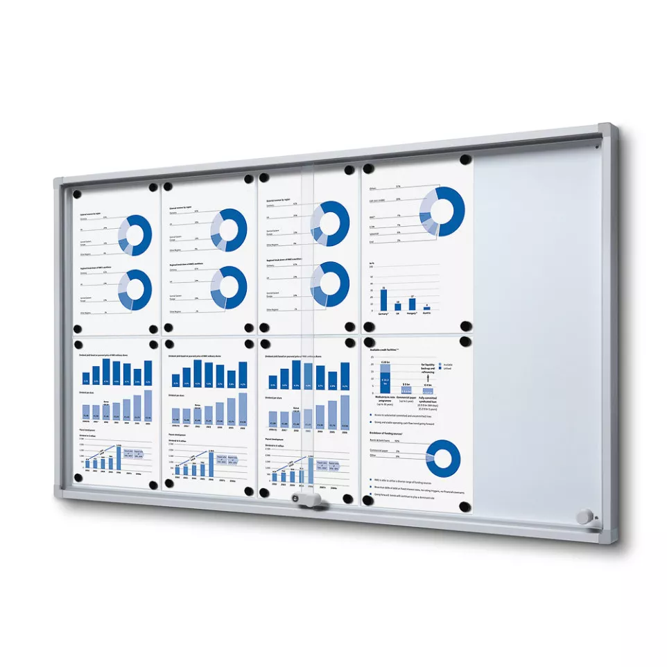 Indoor Vergrendelbaar Notitiebord Met...