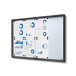Indoor Lock. Showcase Slid.Doors Slim 8xA4 RAL 7016