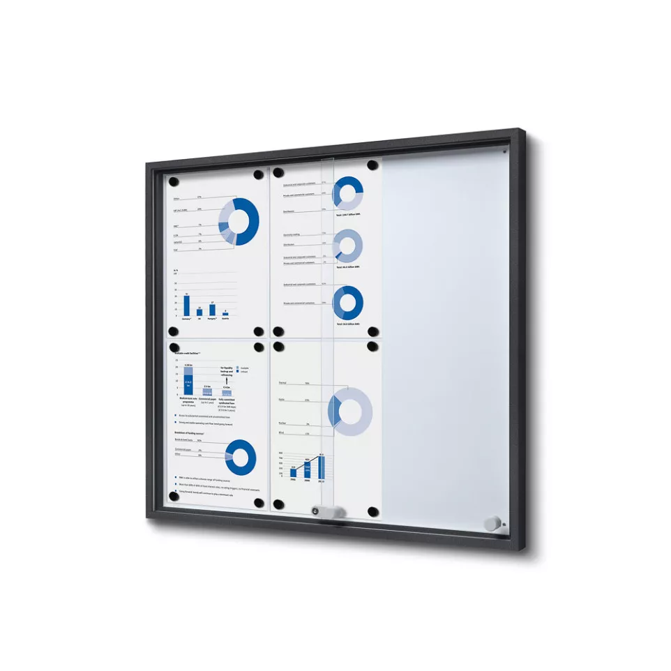Indoor Lockable Showcase With Sliding...