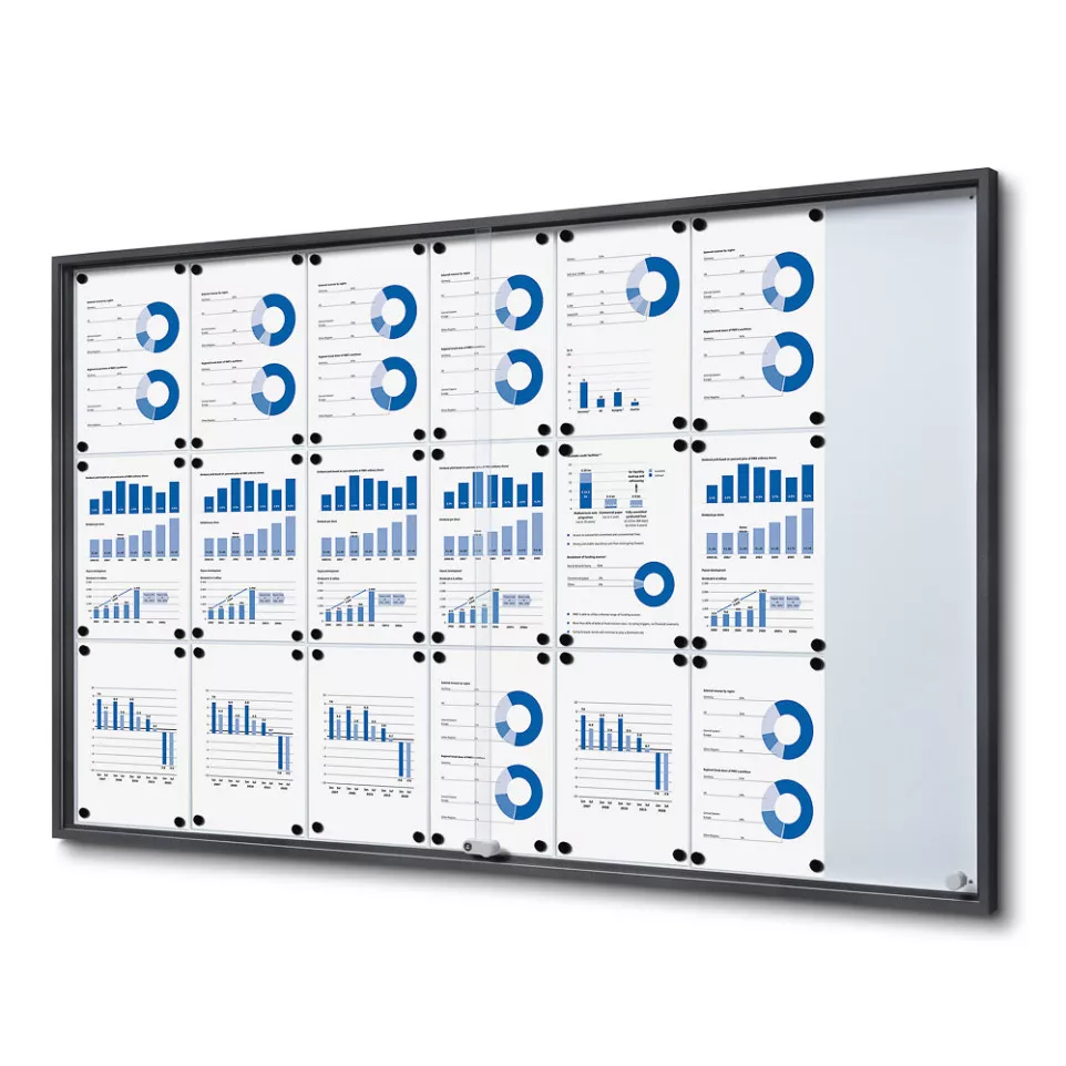 Indoor Lockable Showcase With Sliding...