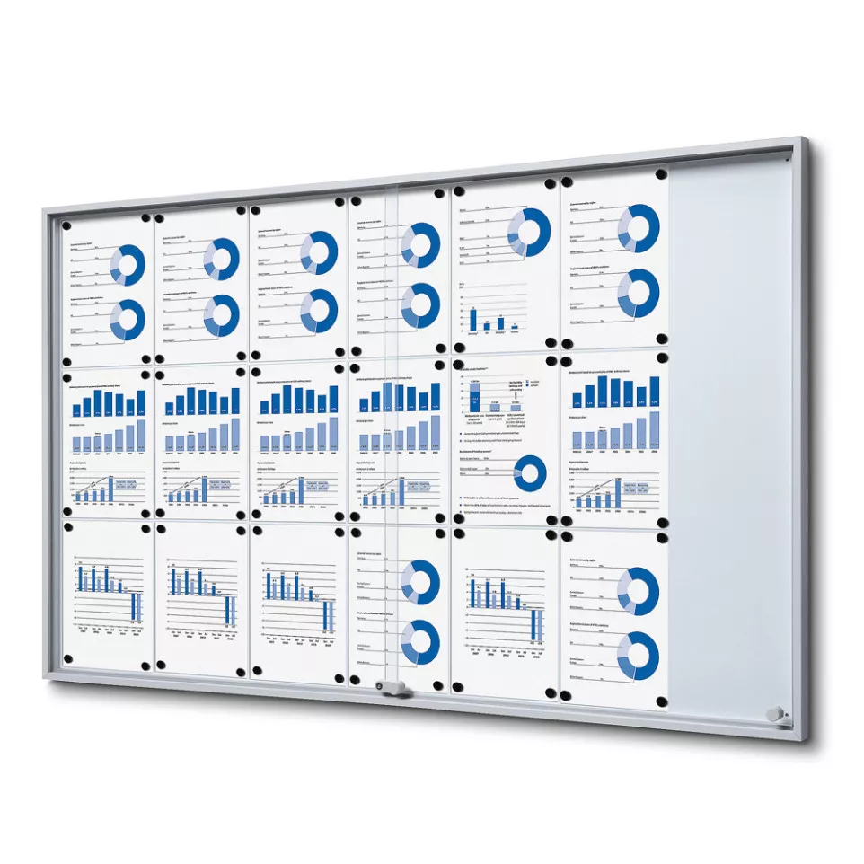 Indoor Lockable Showcase With Sliding...