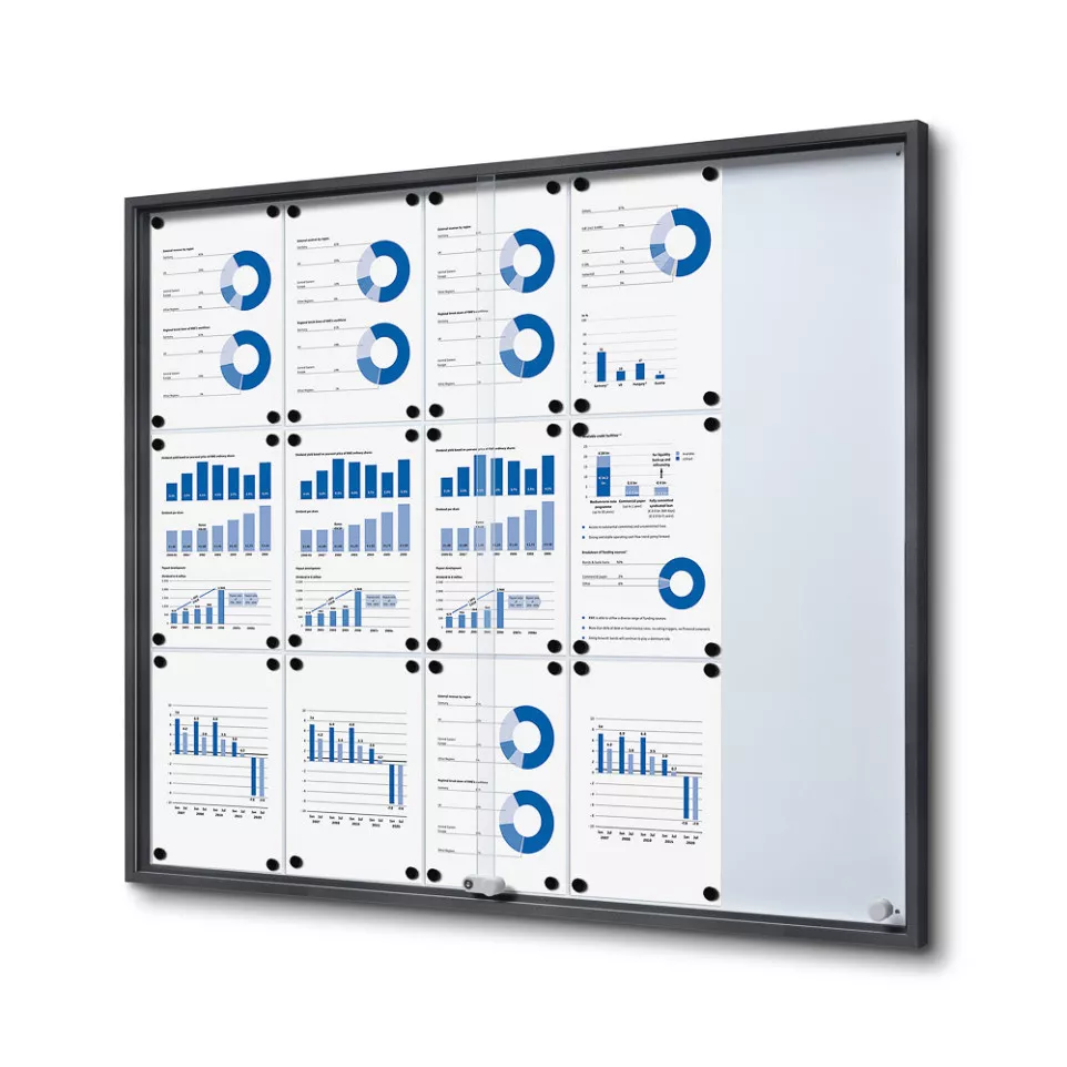 Indoor Lockable Showcase With Sliding...