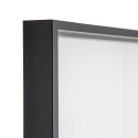 Indoor Lockable Showcase With Sliding Doors Slim 10 x A4 Anthracite