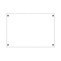 10xA4 Indoor Lockable Noticeboard with sliding doors SLIM