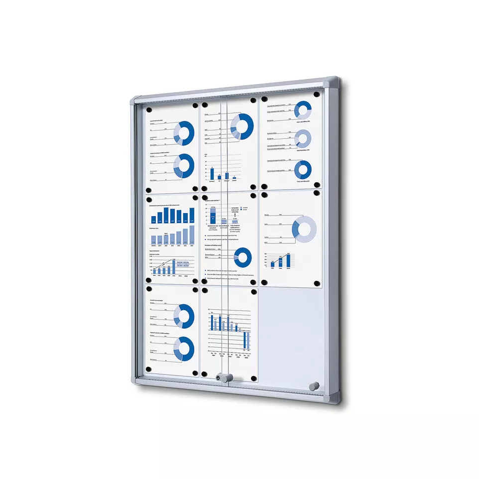 Indoor Lockable Showcase With Sliding...