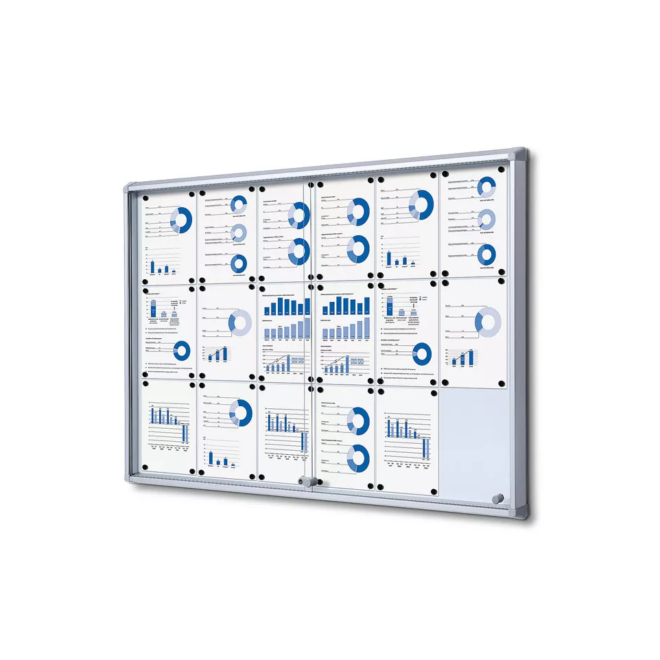 Indoor Lockable Showcase With Sliding...
