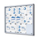 Vitrine Intérieure Verrouillable Avec Portes Coulissantes SCSL 15x A4