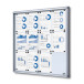 Vitrine Intérieure Verrouillable Avec Portes Coulissantes SCSL 12x A4