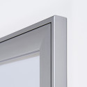 Indoor Lockable Showcase Silver B1 Fire Rated 8x A4