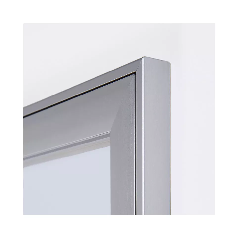 Indoor Lockable Showcase Silver 8x A4
