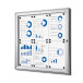 Vergrendelbaar Notitiebord Indoor Zilver 6x A4