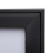 Indoor Lockable Showcase Black 4x A4