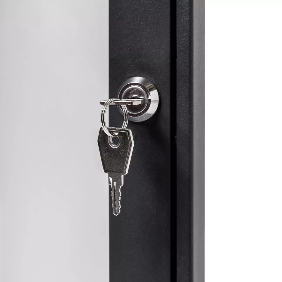 Indoor Lockable Showcase Silver 3x A4...