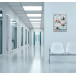Indoor Lockable Showcase Silver 3x A4 RAL7016