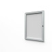 Indoor Lockable Showcase Silver B1 Fire Rated 3x A4
