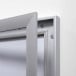 Indoor Lockable Showcase Silver 3x A4